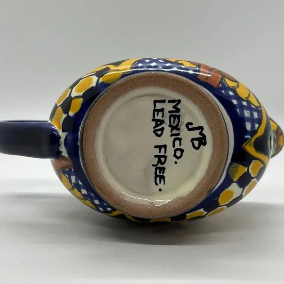 Talavera Hand Painted Pottery Creamer - Picture 6 of 6